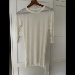 Rick Owens Long Sleeve in Milk